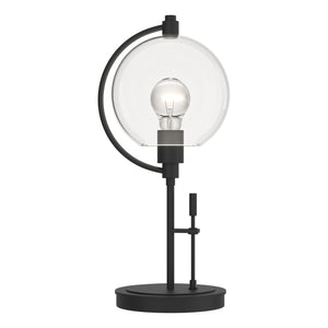 Hubbardton Forge - 274120-SKT-10-ZM0384 - One Light Table Lamp - Pluto - Black