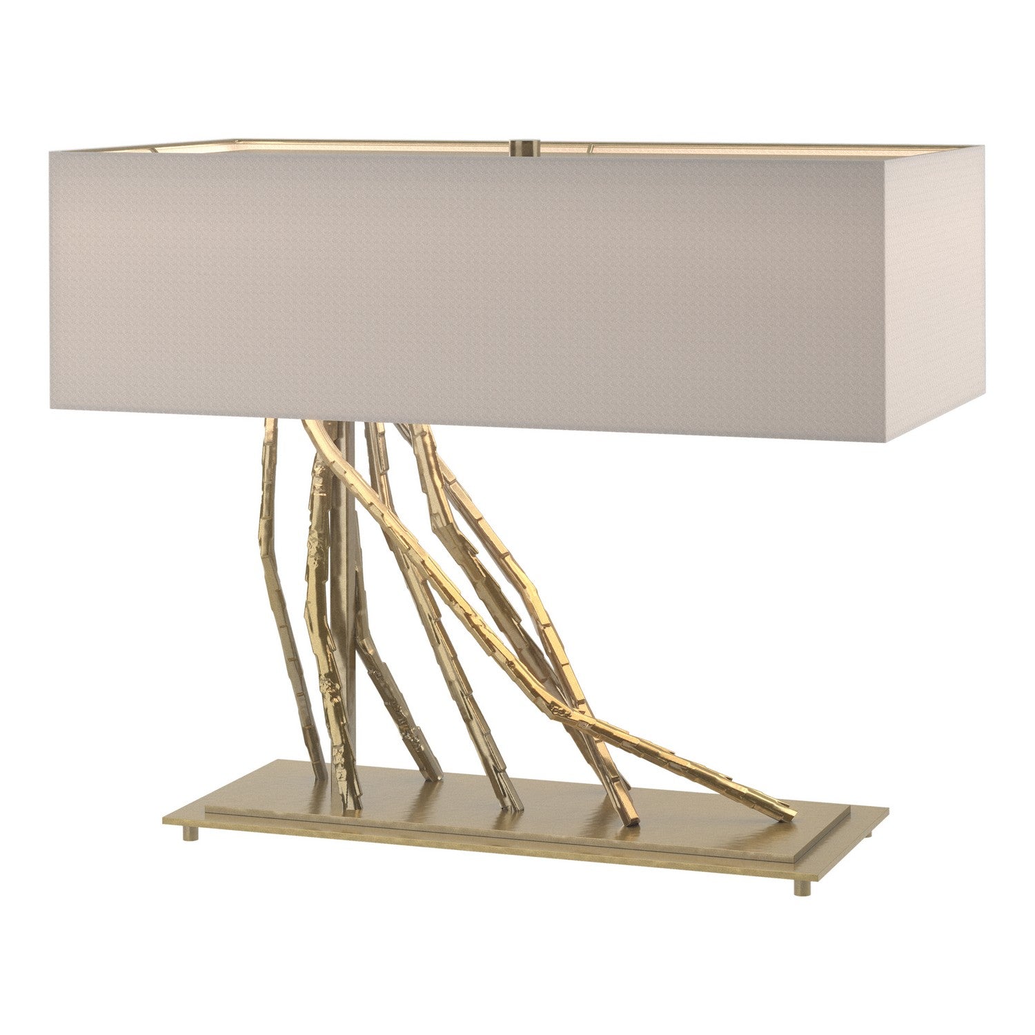 Hubbardton Forge - 277660-SKT-86-SE2010 - Two Light Table Lamp - Brindille - Modern Brass