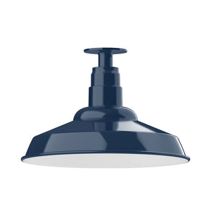 Montclair Light Works - FMB184-50-L13 - LED Flush Mount - Warehouse - Navy