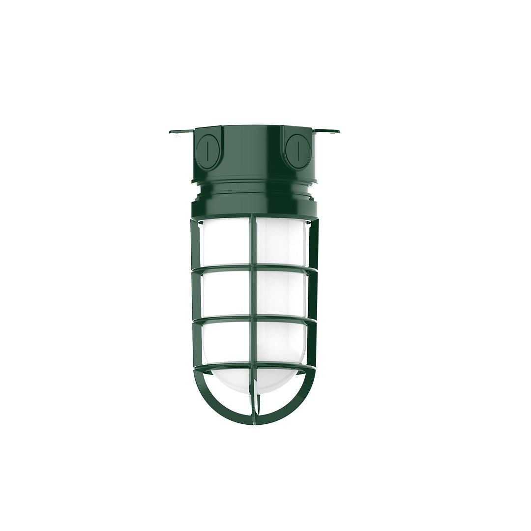 Montclair Light Works - FMC050-42-G07 - One Light Flush Mount - Vaportite - Forest Green