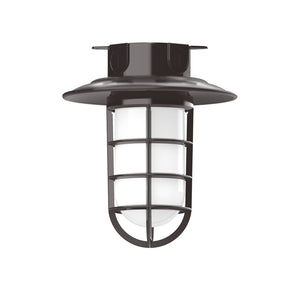 Montclair Light Works - FMC052-51-G07 - One Light Flush Mount - Vaportite - Architectural Bronze