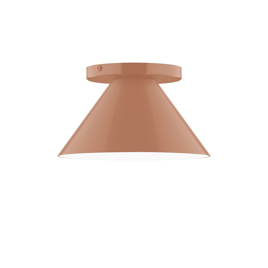 Montclair Light Works - FMD421-19-L10 - LED Flush Mount - Axis - Terracotta