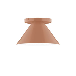 Montclair Light Works - FMD421-19-L10 - LED Flush Mount - Axis - Terracotta