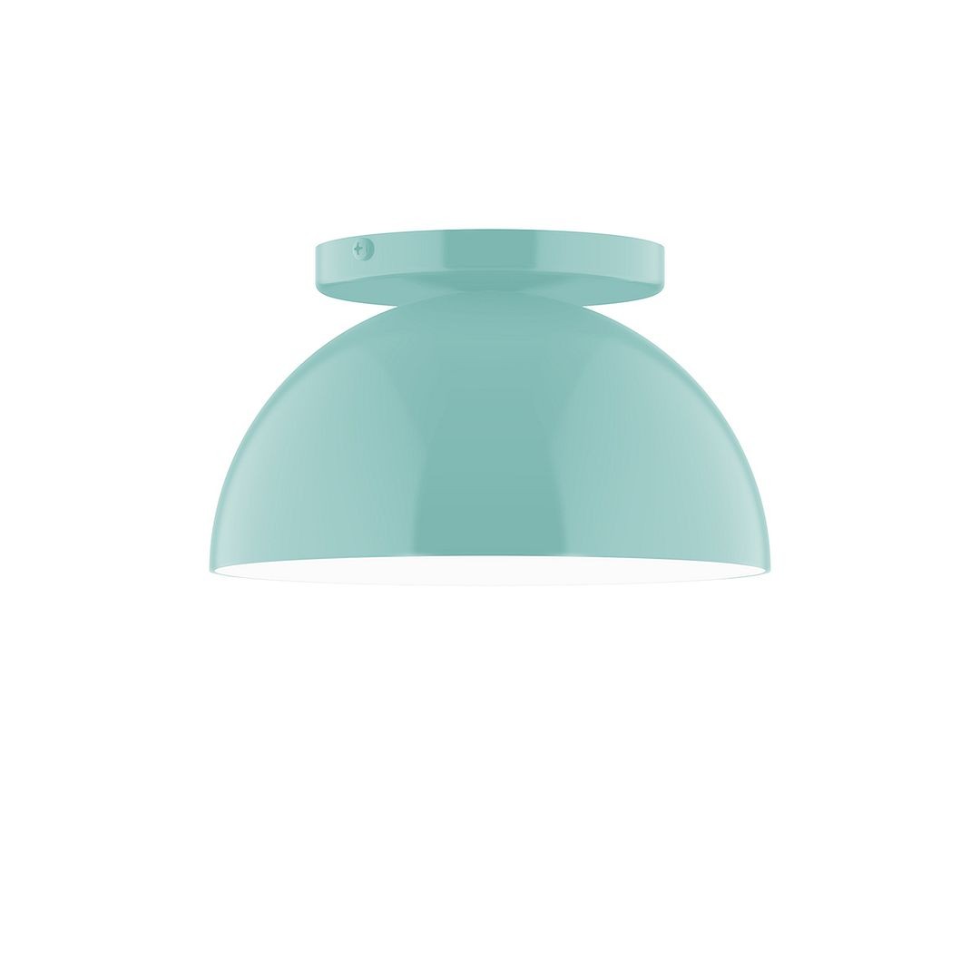 Montclair Light Works - FMD431-G15-48 - One Light Flush Mount - Axis - Sea Green