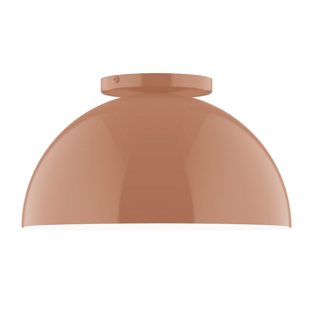 Montclair Light Works - FMD432-19-L12 - LED Flush Mount - Axis - Terracotta