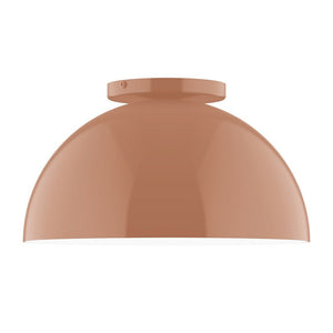 Montclair Light Works - FMD432-19-L12 - LED Flush Mount - Axis - Terracotta