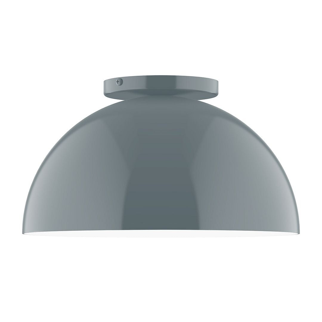 Montclair Light Works - FMD432-40-L12 - LED Flush Mount - Axis - Slate Gray