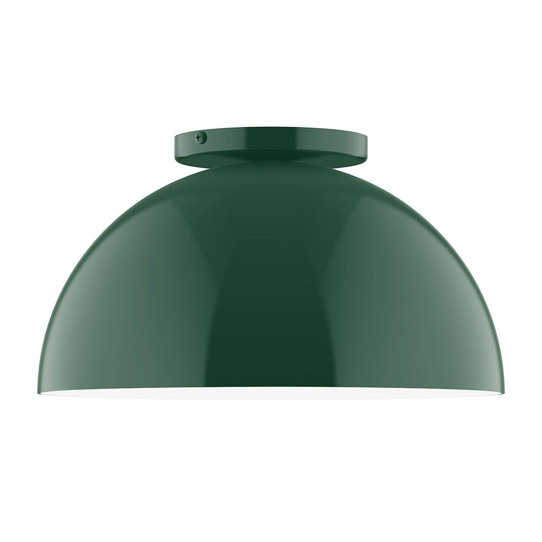 Montclair Light Works - FMD432-42-L12 - LED Flush Mount - Axis - Forest Green