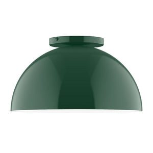 Montclair Light Works - FMD432-42-L12 - LED Flush Mount - Axis - Forest Green