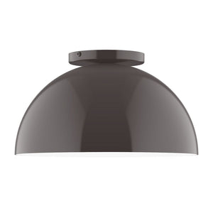 Montclair Light Works - FMD432-51-L12 - LED Flush Mount - Axis - Architectural Bronze