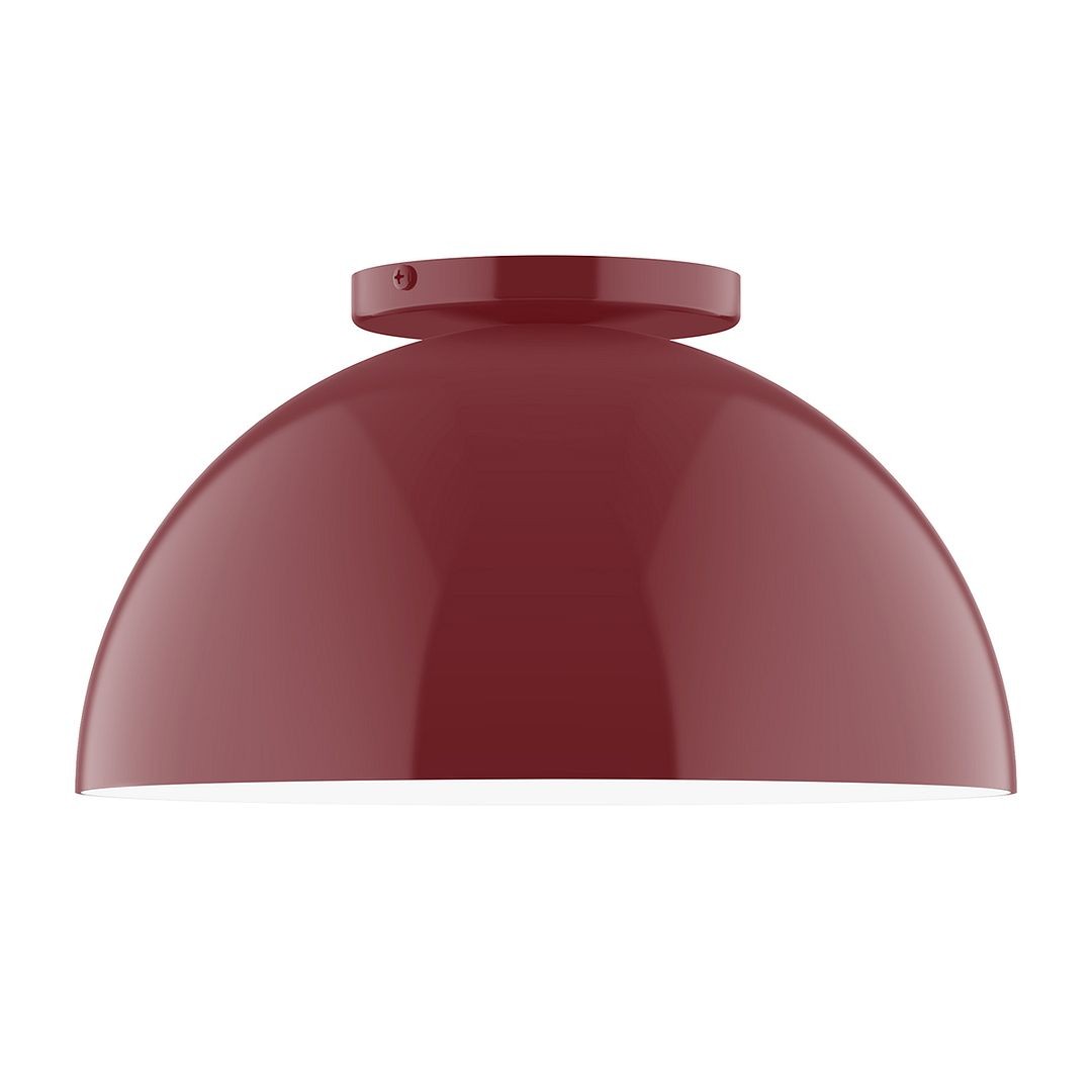 Montclair Light Works - FMD432-55-L12 - LED Flush Mount - Axis - Barn Red