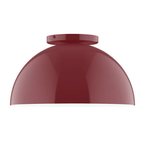 Montclair Light Works - FMD432-55-L12 - LED Flush Mount - Axis - Barn Red