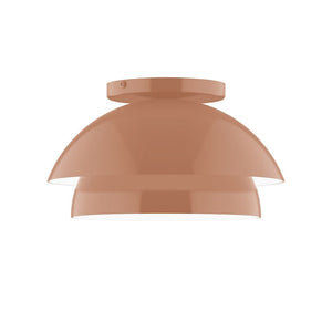 Montclair Light Works - FMDX445-19-L10 - LED Flush Mount - Nest - Terracotta