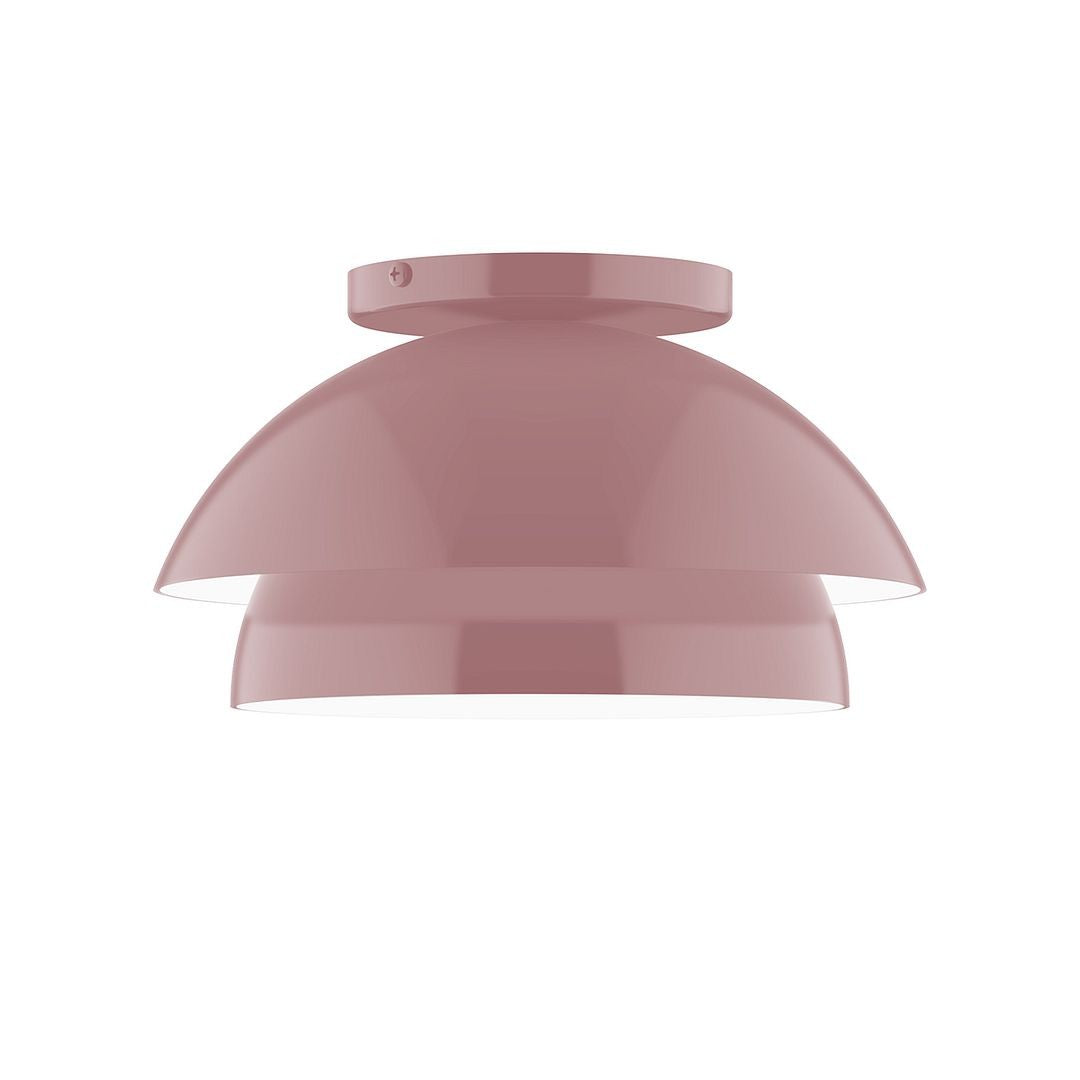 Montclair Light Works - FMDX445-20-L10 - LED Flush Mount - Nest - Mauve