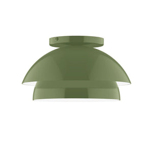 Montclair Light Works - FMDX445-22-L10 - LED Flush Mount - Nest - Fern Green