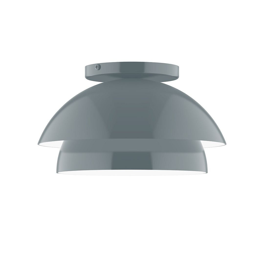 Montclair Light Works - FMDX445-40-L10 - LED Flush Mount - Nest - Slate Gray