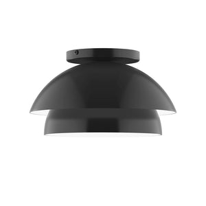 Montclair Light Works - FMDX445-41-L10 - LED Flush Mount - Nest - Black