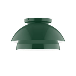 Montclair Light Works - FMDX445-42-L10 - LED Flush Mount - Nest - Forest Green