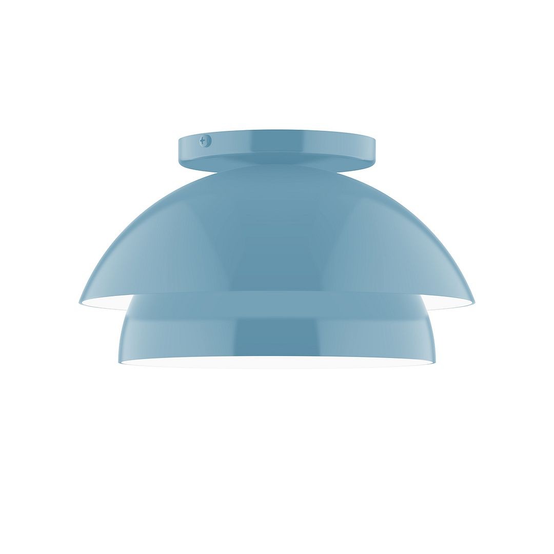 Montclair Light Works - FMDX445-54-L10 - LED Flush Mount - Nest - Light Blue