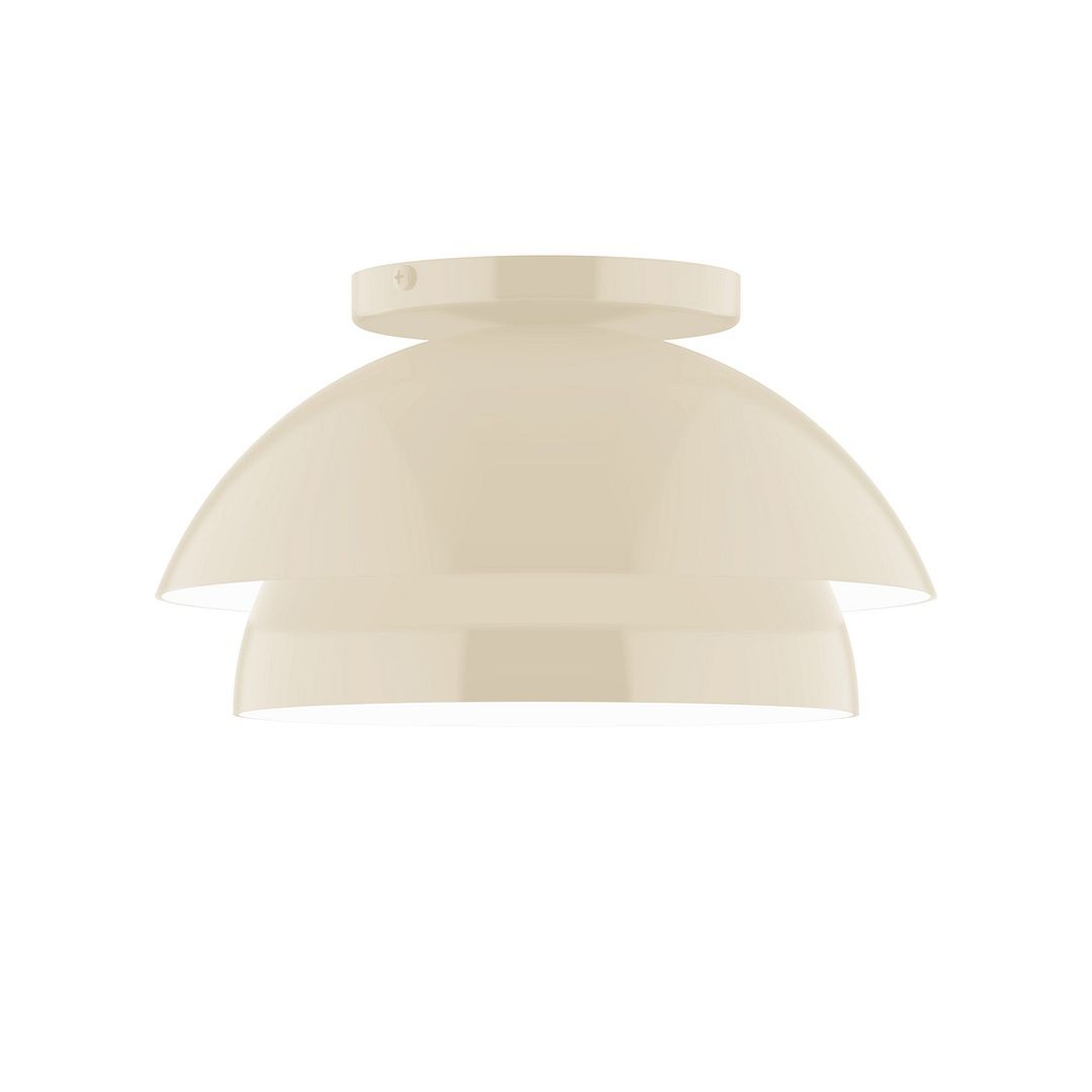 Montclair Light Works - FMDX445-G15-16 - One Light Flush Mount - Nest - Cream