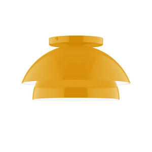 Montclair Light Works - FMDX445-G15-21 - One Light Flush Mount - Nest - Bright Yellow