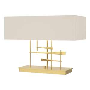 Hubbardton Forge - 277670-SKT-86-SE2010 - Two Light Table Lamp - Cavaletti - Modern Brass