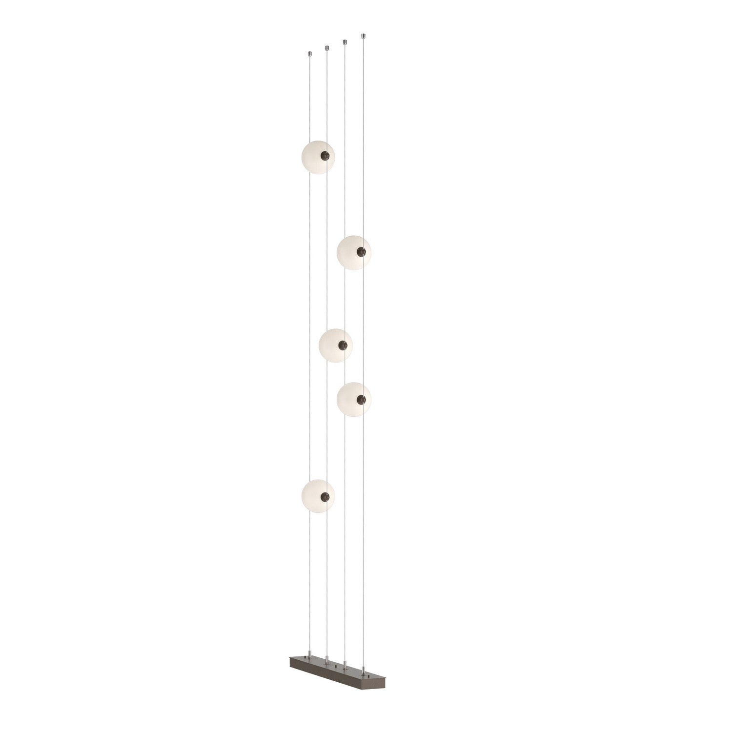 Hubbardton Forge - 289520-LED-STND-05-GG0668 - Abacus 5-Light Floor to Ceiling Plug-In LED Lamp - Abacus - Bronze