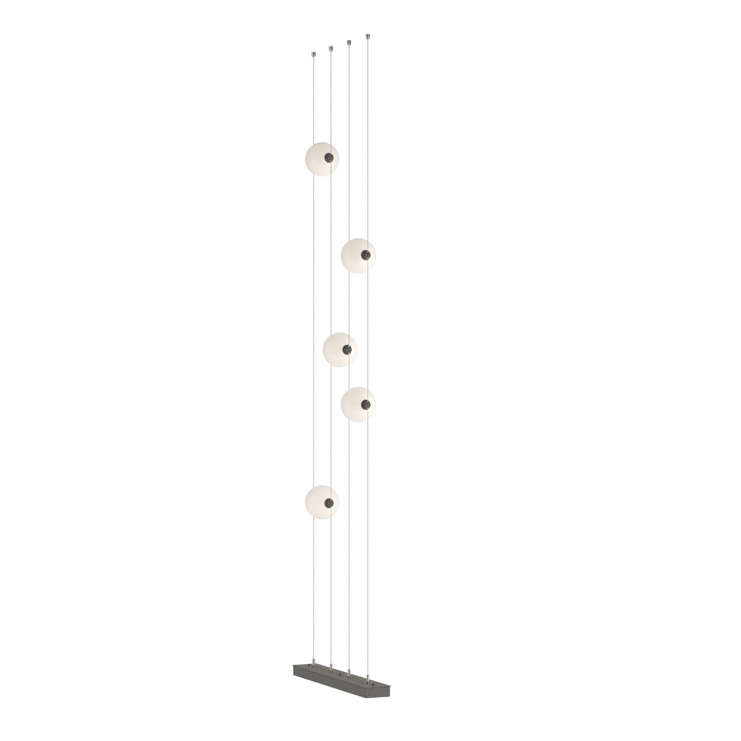 Hubbardton Forge - 289520-LED-STND-20-GG0668 - Abacus 5-Light Floor to Ceiling Plug-In LED Lamp - Abacus - Natural Iron
