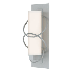 Hubbardton Forge - 302401-SKT-78-GG0066 - One Light Outdoor Wall Sconce - Olympus - Coastal Burnished Steel