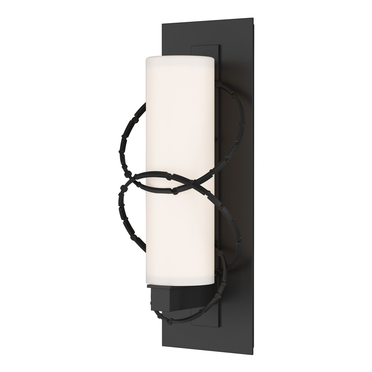 Hubbardton Forge - 302401-SKT-80-GG0066 - One Light Outdoor Wall Sconce - Olympus - Coastal Black