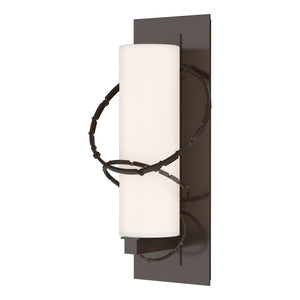 Hubbardton Forge - 302402-SKT-75-GG0034 - One Light Outdoor Wall Sconce - Olympus - Coastal Bronze