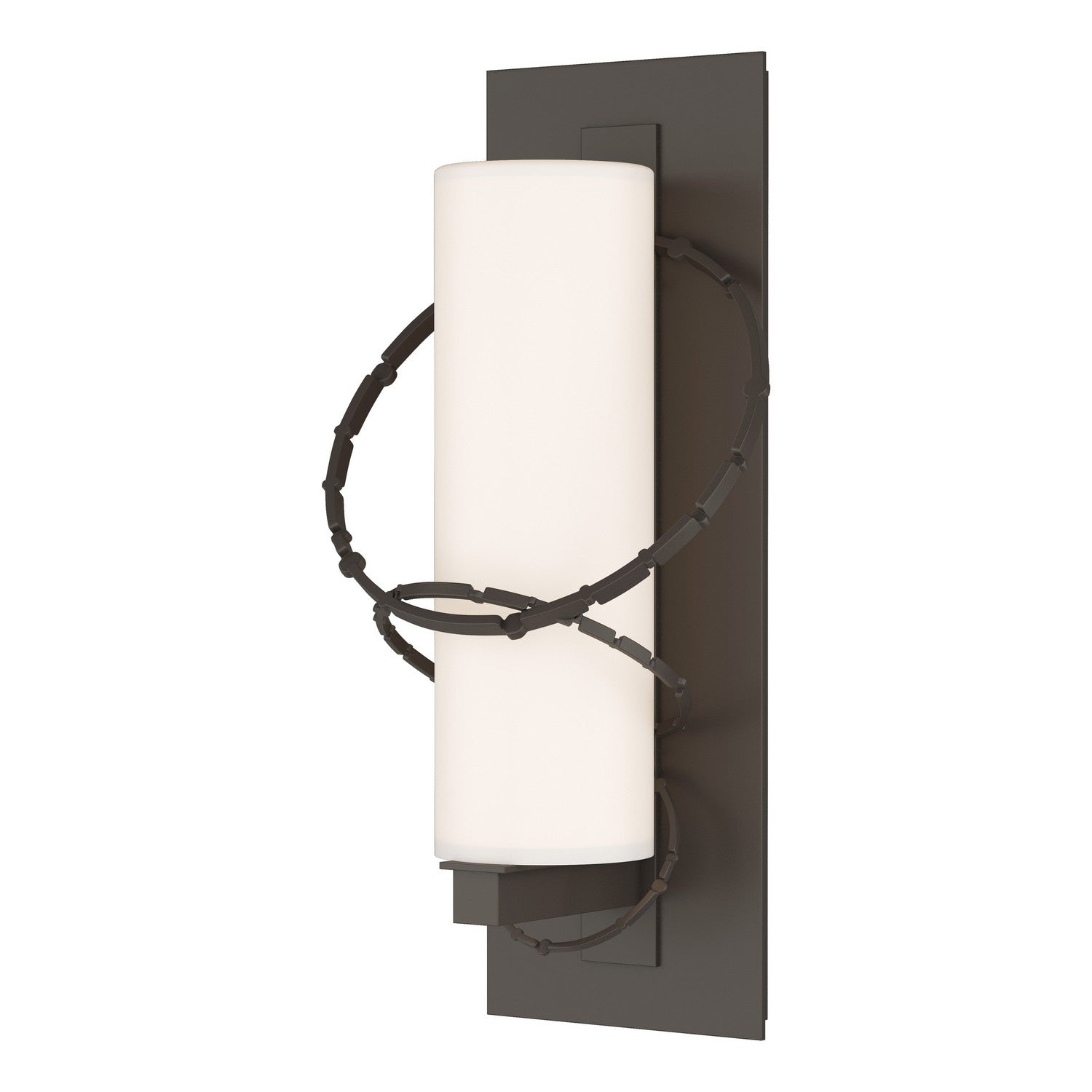 Hubbardton Forge - 302402-SKT-77-GG0034 - One Light Outdoor Wall Sconce - Olympus - Coastal Dark Smoke