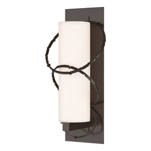 Hubbardton Forge - 302403-SKT-75-GG0037 - One Light Outdoor Wall Sconce - Olympus - Coastal Bronze