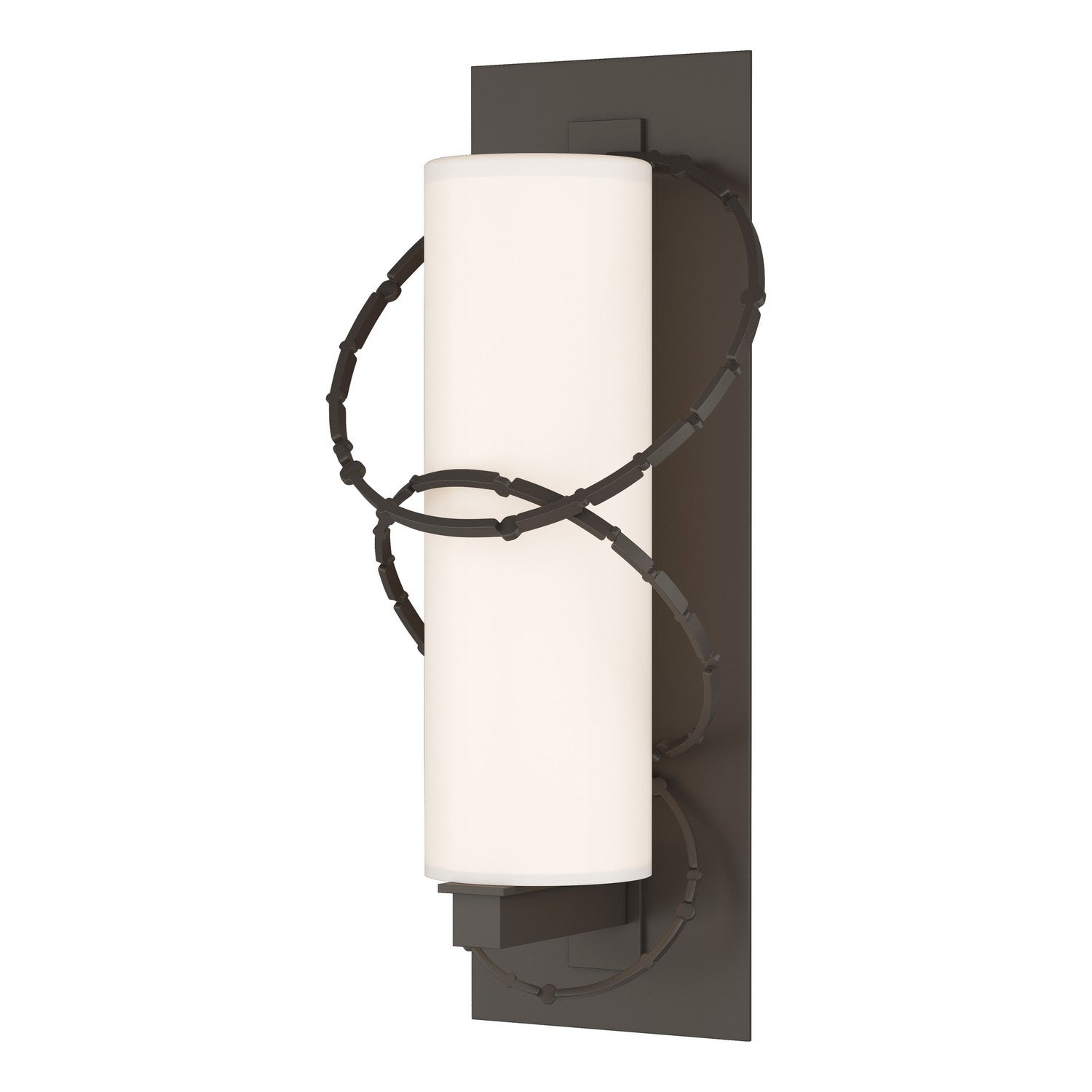 Hubbardton Forge - 302403-SKT-77-GG0037 - One Light Outdoor Wall Sconce - Olympus - Coastal Dark Smoke