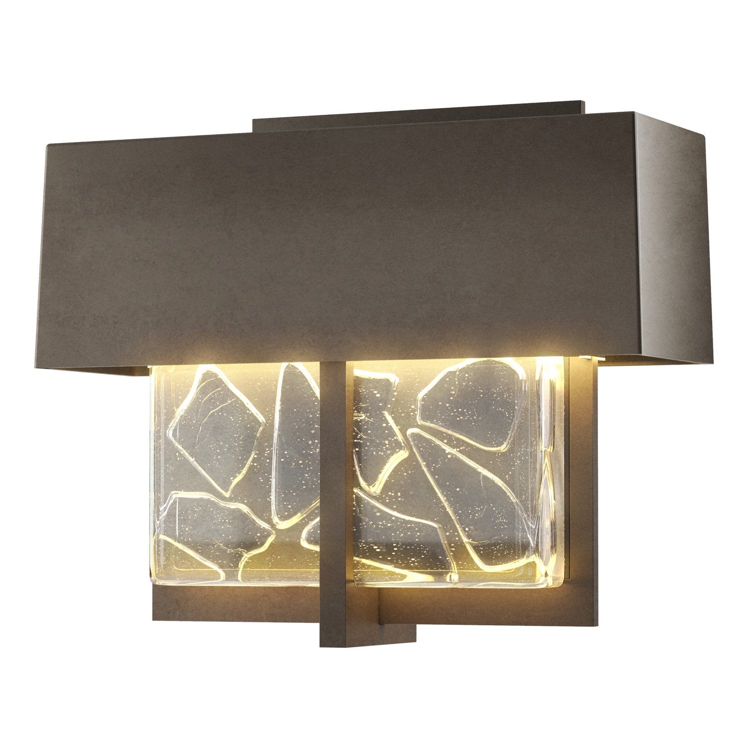 Hubbardton Forge - 302515-LED-77-YP0501 - LED Outdoor Wall Sconce - Shard - Coastal Dark Smoke