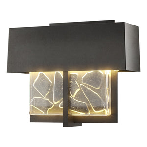 Hubbardton Forge - 302515-LED-80-YP0501 - LED Outdoor Wall Sconce - Shard - Coastal Black