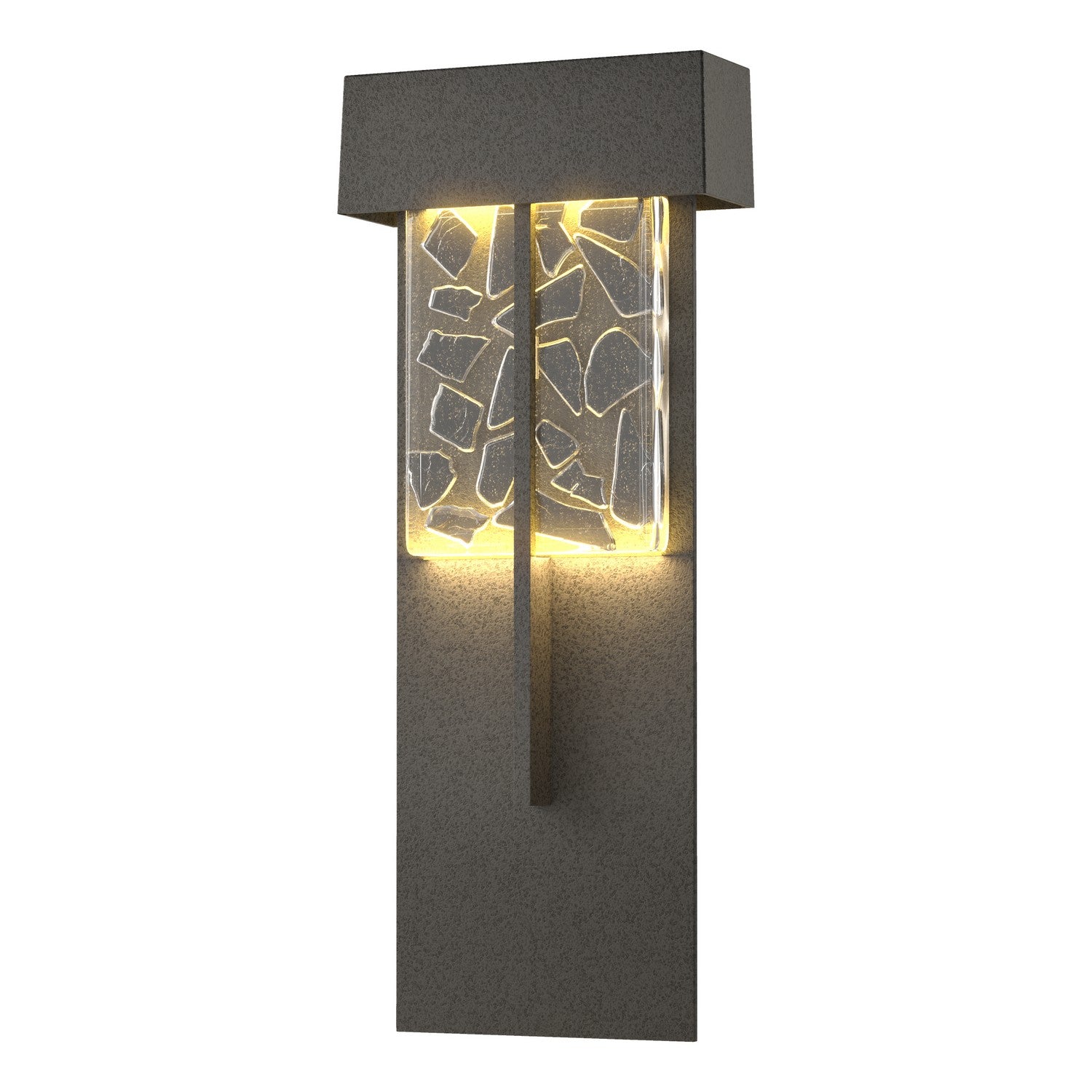 Hubbardton Forge - 302518-LED-20-YP0669 - Shard XL Outdoor Sconce - Shard - Coastal Natural Iron