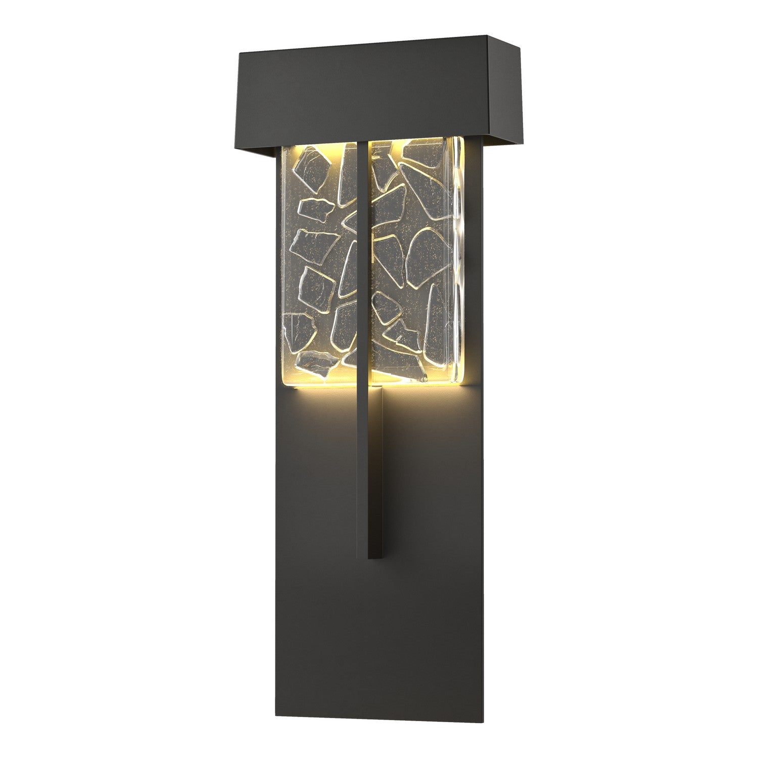 Hubbardton Forge - 302518-LED-80-YP0669 - LED Outdoor Wall Sconce - Shard - Coastal Black