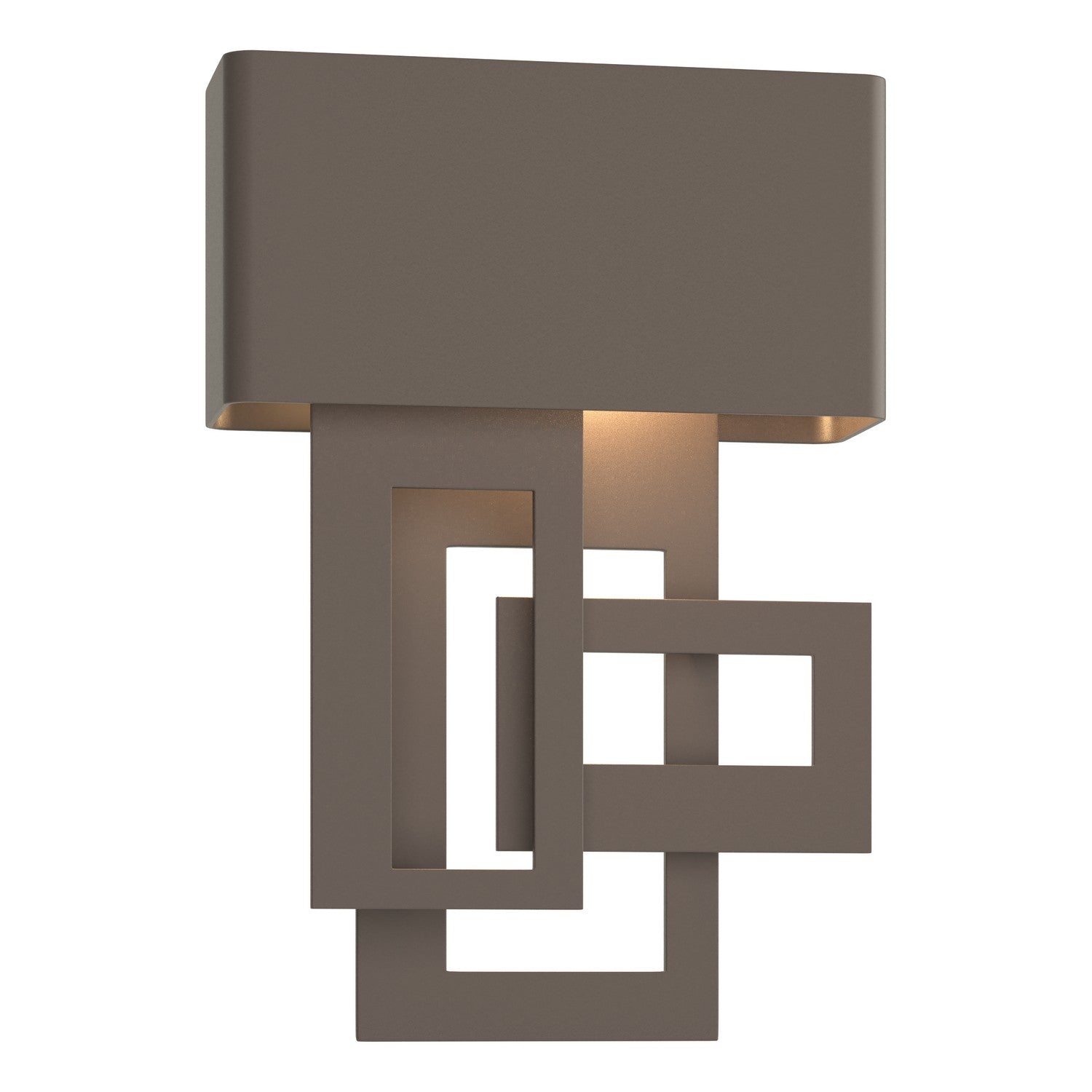 Hubbardton Forge - 302520-LED-LFT-77 - Collage Small Dark Sky Friendly LED Outdoor Sconce - Collage - Coastal Dark Smoke