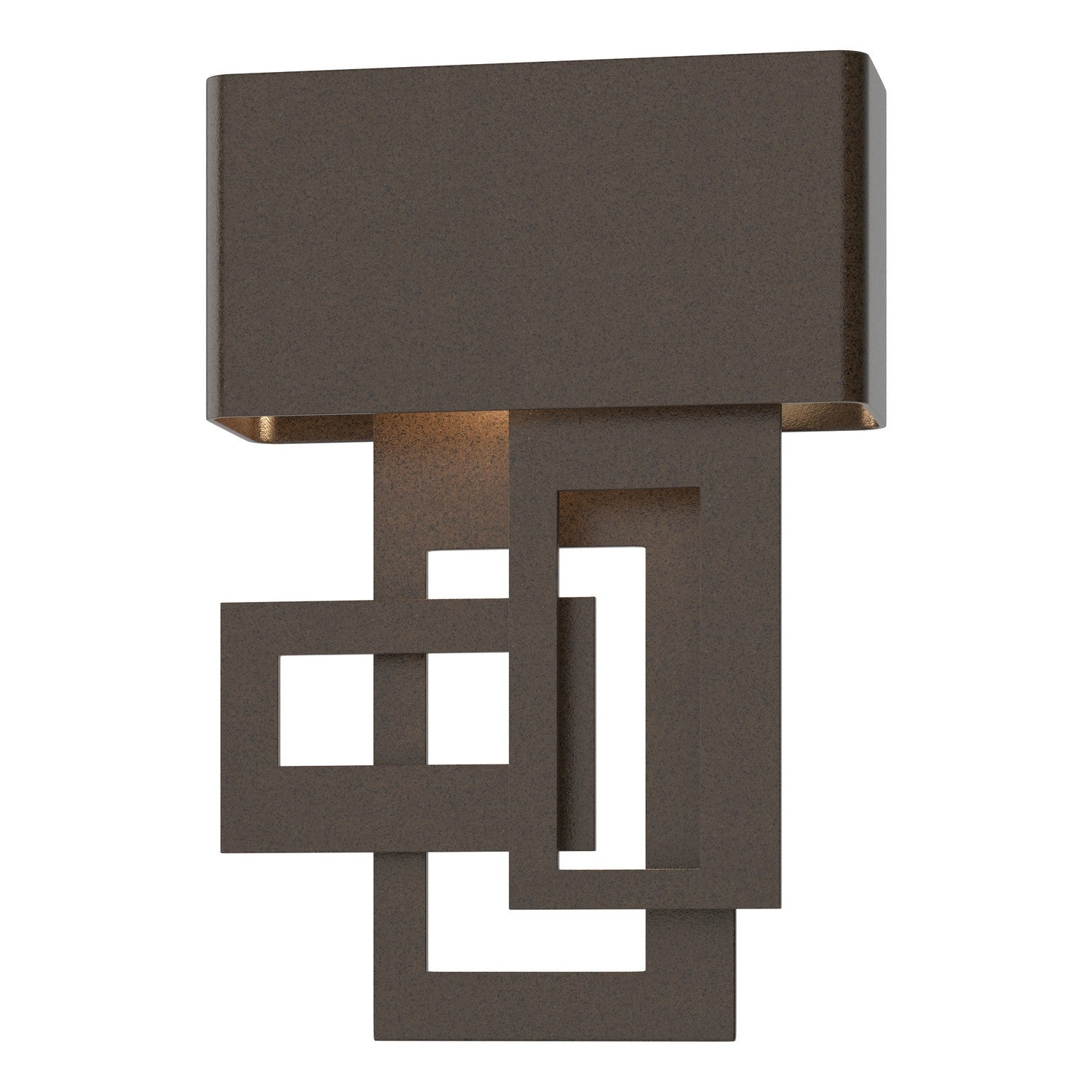 Hubbardton Forge - 302520-LED-RGT-14 - Collage Small Dark Sky Friendly LED Outdoor Sconce - Collage - Coastal Oil Rubbed Bronze