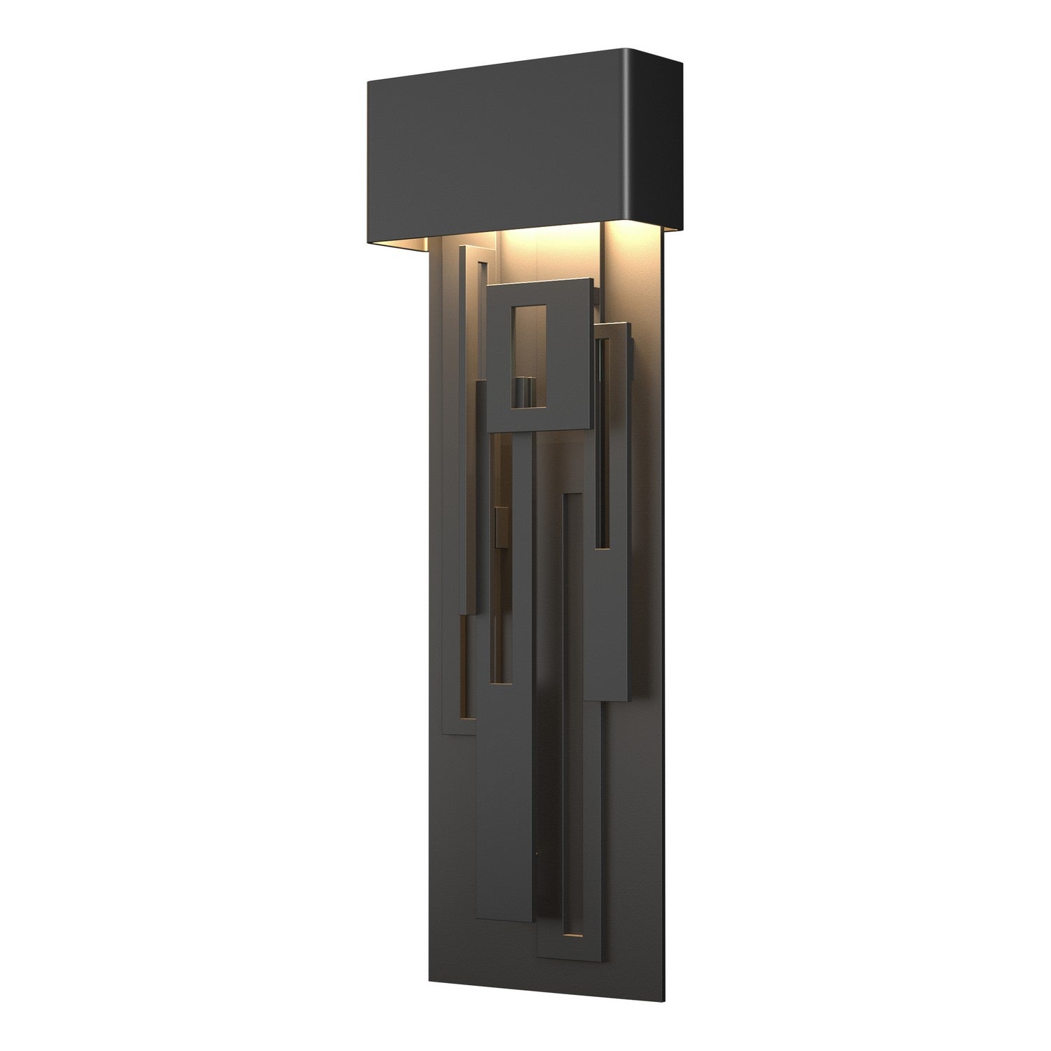 Hubbardton Forge - 302523-LED-80 - LED Outdoor Wall Sconce - Collage - Coastal Black