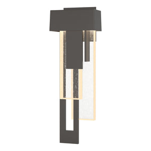 Hubbardton Forge - 302531-LED-LFT-14-II0597 - LED Outdoor Wall Sconce - Rainfall - Coastal Oil Rubbed Bronze