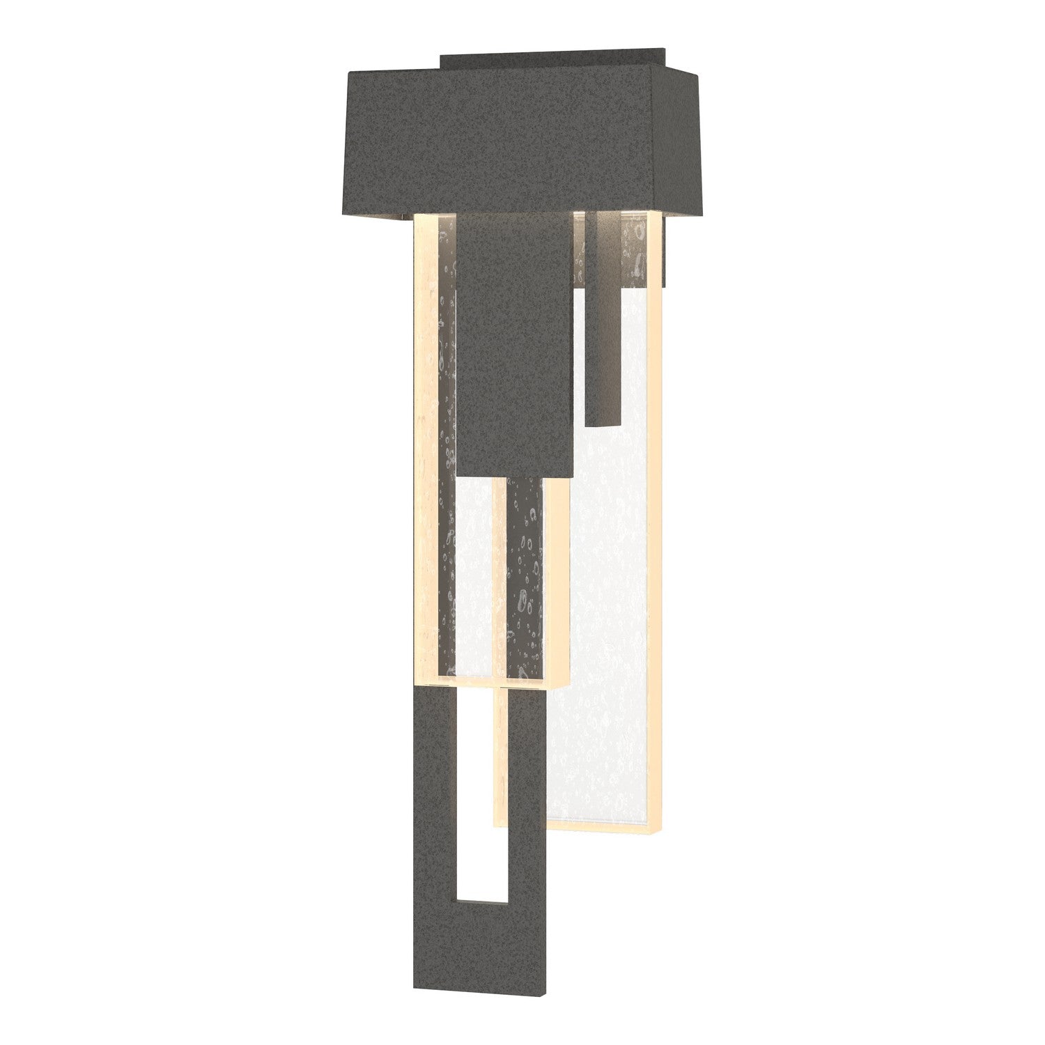 Hubbardton Forge - 302531-LED-LFT-20-II0597 - Rainfall LED Outdoor Sconce - Rainfall - Coastal Natural Iron