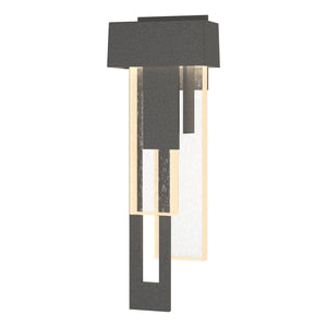 Hubbardton Forge - 302531-LED-LFT-20-II0597 - LED Outdoor Wall Sconce - Rainfall - Coastal Natural Iron