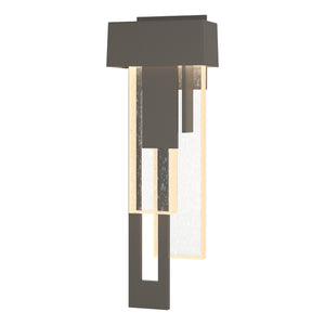Hubbardton Forge - 302531-LED-LFT-77-II0597 - LED Outdoor Wall Sconce - Rainfall - Coastal Dark Smoke