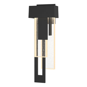 Hubbardton Forge - 302531-LED-LFT-80-II0597 - LED Outdoor Wall Sconce - Rainfall - Coastal Black