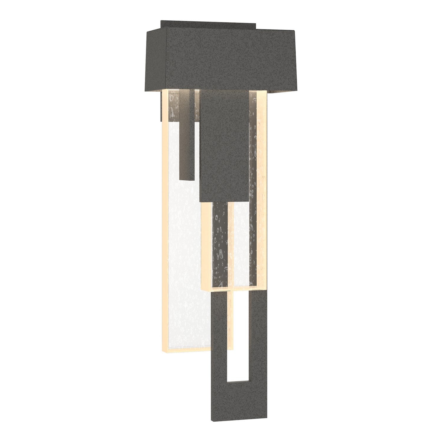 Hubbardton Forge - 302531-LED-RGT-20-II0597 - Rainfall LED Outdoor Sconce - Rainfall - Coastal Natural Iron