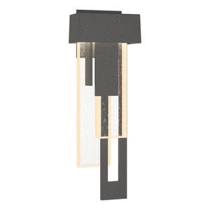 Hubbardton Forge - 302531-LED-RGT-20-II0597 - LED Outdoor Wall Sconce - Rainfall - Coastal Natural Iron
