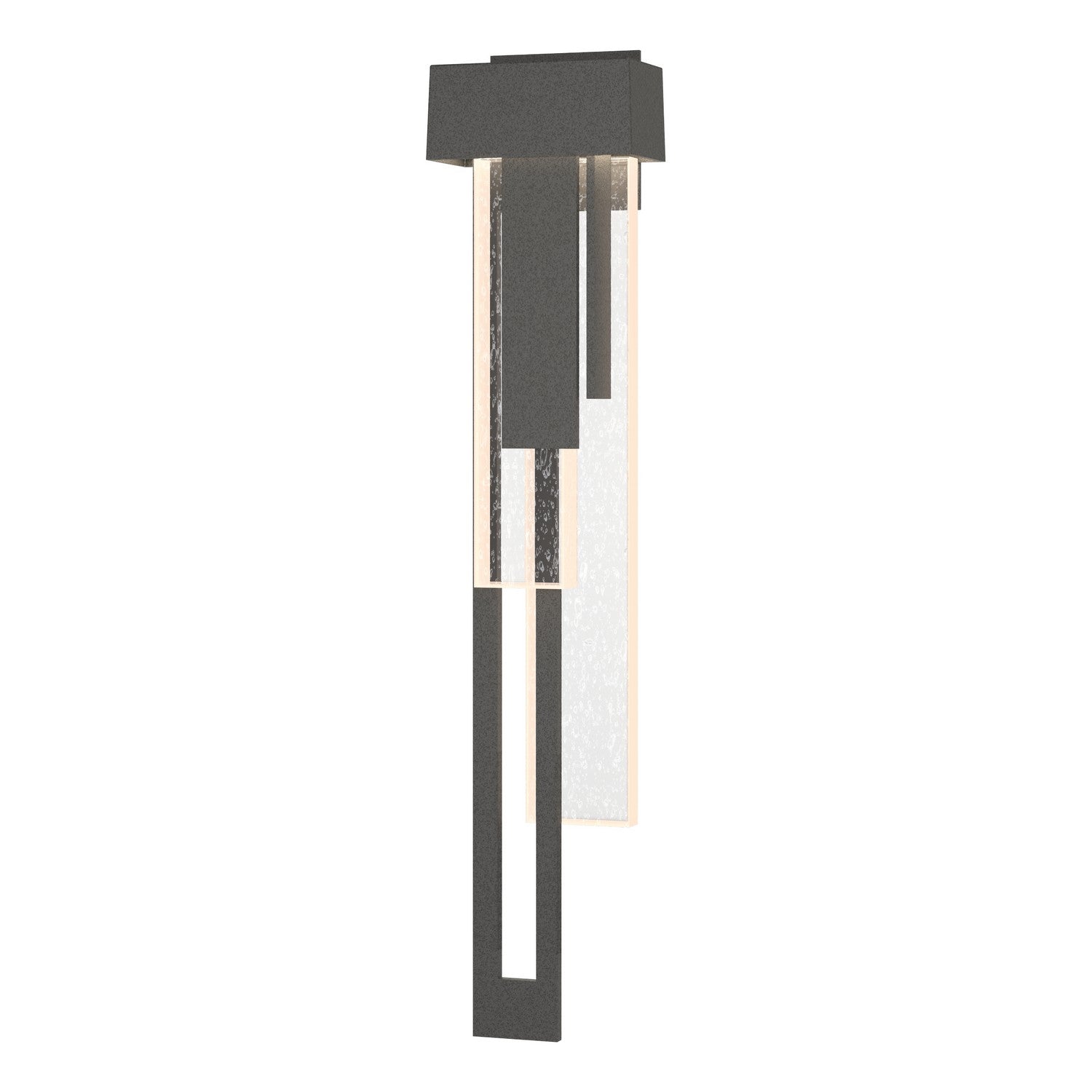 Hubbardton Forge - 302533-LED-LFT-20-II0596 - Rainfall Large LED Outdoor Sconce - Rainfall - Coastal Natural Iron