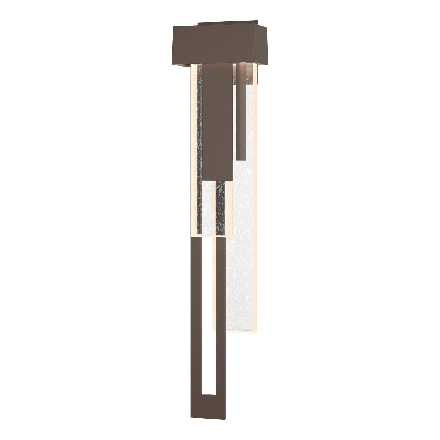 Hubbardton Forge - 302533-LED-LFT-75-II0596 - Rainfall Large LED Outdoor Sconce - Rainfall - Coastal Bronze